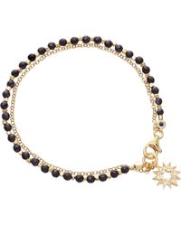 Astley Clarke | Blue Goldstone Sun Friendship Bracelet | Lyst