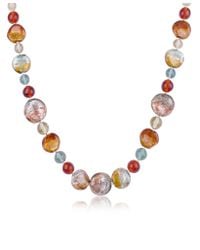 Antica Murrina - Multicolor Solaris - Aventurine And Murano Glass Bead Necklace - Lyst