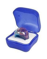 Antica Murrina - Metallic Laguna Blue Gold Murano Glass Ring - Lyst
