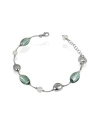 Antica Murrina - Metallic Babylon - Murano Glass Bead Sterling Silver Bracelet - Lyst
