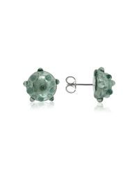 Antica Murrina | Green Tiffany Murano Glass Bead Earrings | Lyst