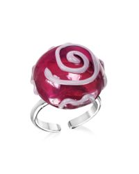 Antica Murrina - Purple Mignon Murano Glass Ring - Lyst