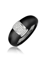 AZ Collection - Black Bangle Bracelet - Lyst