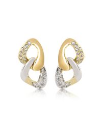 AZ Collection - Metallic Drop Earrings - Lyst