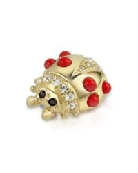 AZ Collection - Metallic Ladybug Pin - Lyst