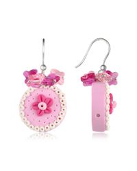 Dolci Gioie - Metallic Cake Earrings - Lyst