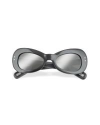 Marc Jacobs - Black Oval Sunglasses - Lyst