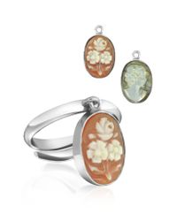 Mia & Beverly - Metallic Cameo Charm Ring - Lyst