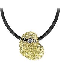 Orlando Orlandini - Metallic Arianna - 18k Gold Heart Pendant W/diamond - Lyst