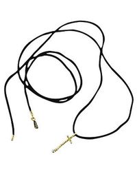 Orlando Orlandini - Metallic Capriccio - 18k Gold Cross Pendant W/ Diamond - Lyst