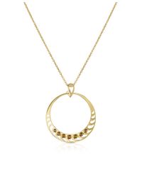 Sho London - Metallic Silver Vermeil Pendant Necklace - Lyst