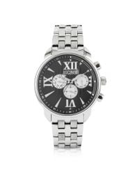 Just Cavalli - Metallic Earth - Black Multifunction Watch for Men - Lyst