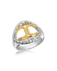 Just Cavalli - Metallic Icon Stainless Steel Signature Ring - Lyst