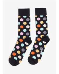 Happy Socks | Black Happy Socks Multi Spot Socks for Men | Lyst
