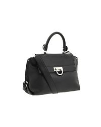Ferragamo | Black Small Sofia | Lyst