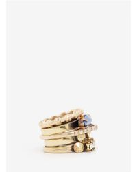Iosselliani | Metallic Five Ring Set | Lyst