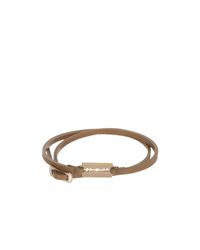 McQ | Natural Razor Double Wrap Bracelet | Lyst