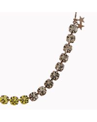 Stella McCartney | Metallic Stone Necklace | Lyst