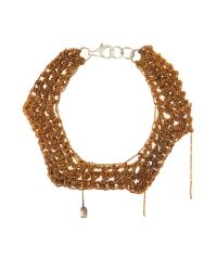Arielle De Pinto | Metallic Two Tone Zig Zag Bracelet | Lyst