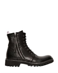 BB Bruno Bordese | Black Amphibious Calf-skin Ankle Boots | Lyst