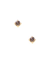 Blanca Monros Gomez | Metallic Dainty Black Diamond Studs | Lyst