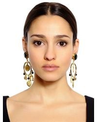 Dolce & Gabbana | Black Clip Drop Earrings | Lyst