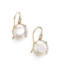 Ippolita | White Mother-of-pearl Doublet & 18k Yellow Gold Drop Earrings | Lyst