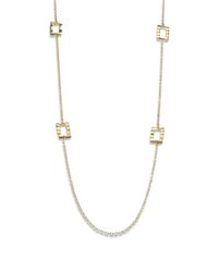 Ippolita | Metallic Glamazon 18k Yellow Gold Rectangle Station Necklace | Lyst