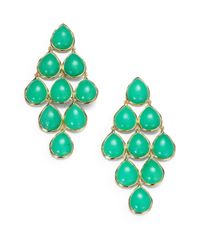 Ippolita | Green Mint Chrysoprase 18k Gold Cascade Earrings | Lyst