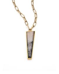 Kelly Wearstler | Metallic Rutilated Quartz Necklace | Lyst
