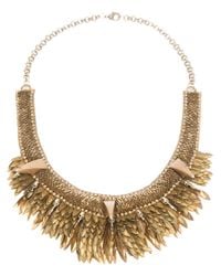 Deepa Gurnani | Metallic Skull Claw Chain Necklace | Lyst