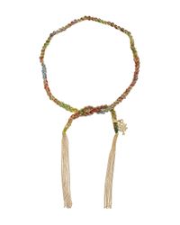 Carolina Bucci | Red Multi Gold Lucky Tie Bracelet | Lyst
