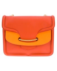 alexander mcqueen orange bag