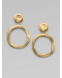 Marco Bicego | Metallic 18k Yellow Gold Circle Earrings | Lyst