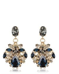Anton Heunis | Blue Janelle Swarovski Crystal Drop Earrings | Lyst