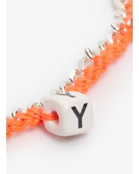 Venessa Arizaga | Orange 'love You' Necklace | Lyst