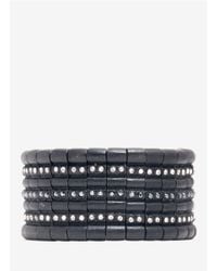 Philippe Audibert | Black Crystal-row Bracelet | Lyst