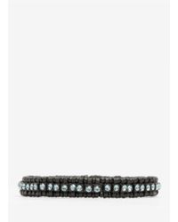 Philippe Audibert | Black Rhinestone-embellished Bead Bracelet | Lyst