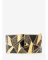 St. John | Metallic Textured Enamel Cuff | Lyst