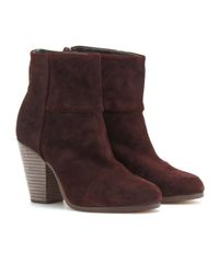 Rag & Bone Brown Classic Newbury Suede Ankle Boots