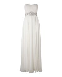 Theia Silk Chiffon Goddess Bridal Dress in White | Lyst