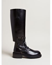 Ann demeulemeester Womens Tamponato Boots in Black | Lyst
