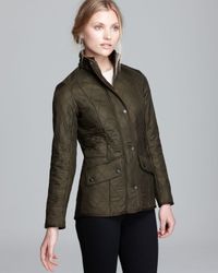 Barbour | Green Cavalry Polarquilt Jacket | Lyst