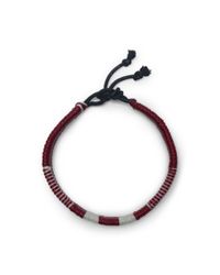 Club Monaco | White Burkman B Bracelet for Men | Lyst