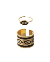 Maria Francesca Pepe | Metallic Gold Evil Eye Set | Lyst