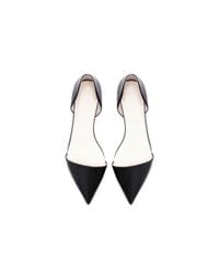 zara flat pointed shoes