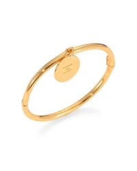 kate spade new york | Metallic Good As Gold Charm Bangle Bracelet | Lyst