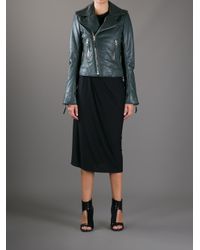 balenciaga green coat