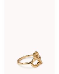 Forever 21 | Metallic Quirky Ampersand Ring | Lyst