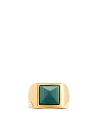 Eddie Borgo | Green Malachite Stone Ring | Lyst